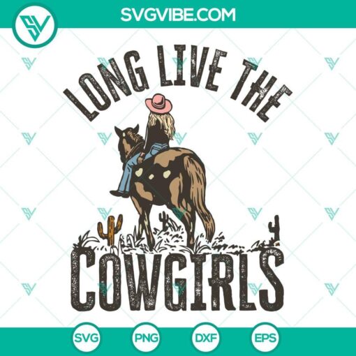 long live the cowgirls svg western svg designs downloads png clipart 7 mockup