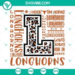 Longhorns SVG Files, Texas Longhorns SVG Files, Longhorns Football SVG Image PNG