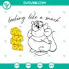 Adorable Gus Gus Mouse and Cheese SVG design, perfect for crafts and projects. Cute mouse character ready to be a snack!