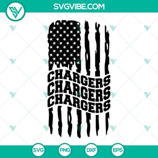 los angeles chargers american flag svg chargers football svg png dxf eps cut files 8 mockup