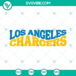 Football, Sports, SVG Files, Los angeles Chargers Football SVG Download PNG DXF 2