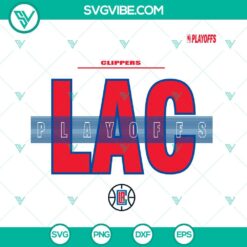 Basketball, Sports, SVG Files, Los Angeles Clippers NBA Playoffs 2023 SVG 9