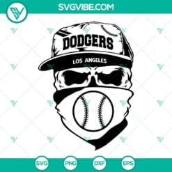 Baseball, Sports, SVG Files, Dodgers Life SVG Download, Messy Bun Mom Dodgers 4