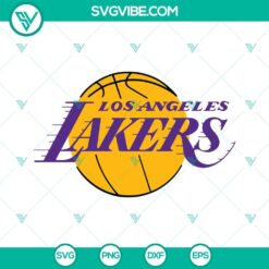 Basketball, Sports, SVG Files, LA LAKERS SVG Images, Los Angeles Lakers SVG 4