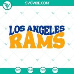 Football, Sports, SVG Files, Los Angeles Rams Skull SVG File, Rams Football SVG 5