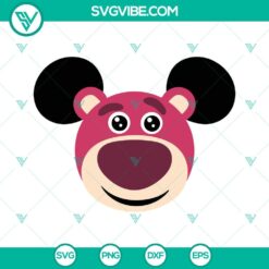 Disney, SVG Files, Lotso Mickey Ears SVG Files, Disney Mouse Toy Story SVG 2