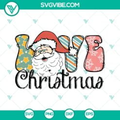 Christmas, SVG Files, Pink Santa Claus Believe SVG File, Vintage Pink Santa 4