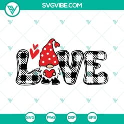 SVG Files, Valentine's Day, Love Gnome SVG Images, Valentine Gnome SVG Files, 1