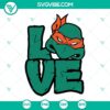 Michelangelo and Leonardo Teenage Mutant Ninja Turtle SVG files in various formats - PNG, DXF, EPS. Ideal for crafts and projects.
