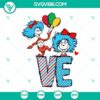 Love Miss Thing Dr Seuss SVG images for teacher life, Read Across America theme. SVG download for crafts.