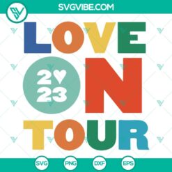 Love On Tour 2023 SVG Download, Harry Styles SVG Images PNG DXF EPS Cut Files