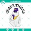 LSU Tigers Boo Jee Ghost Halloween SVG File - Spooky LSU Tigers ghost design for Halloween enthusiasts. Perfect for crafting.