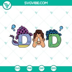 Disney, Fathers Day, SVG Files, Luca Dad SVG Download, Giulia Marcovaldo SVG 5