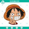 Luffy Chibi SVG images from One Piece series in PNG, DXF, EPS for Cricut. Cute and fun digital design for crafting.