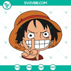 Anime, SVG Files, Luffy Chibi SVG Images, One Piece SVG Image PNG DXF EPS 2