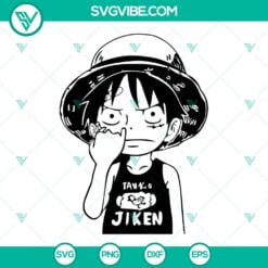 Anime, SVG Files, Luffy SVG Download, One Piece SVG Download PNG DXF EPS Cricut 2