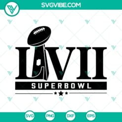 Football, Sports, SVG Files, LVII Super Bowl 2023 SVG Images PNG DXF EPS Cut 2