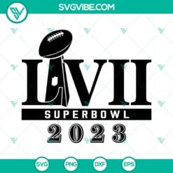 Football, Sports, SVG Files, Kansas City Chiefs Super Bowl 2023 SVG Images PNG 4