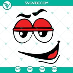 Food And Drink, SVG Files, M And M SVG Download Bundle, M&M Faces SVG Download, 24