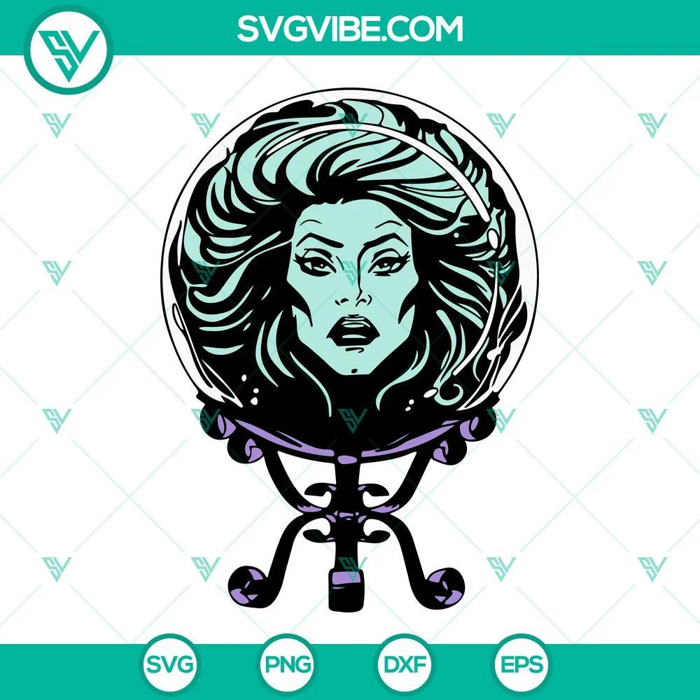 Disney, Halloween, SVG Files, Madame Leota SVG Files, The Haunted Mansion SVG 1