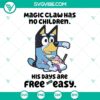 Magic Claw bandit character design with no children in a whimsical and carefree lifestyle setting.