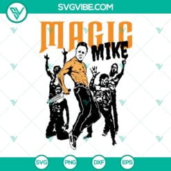 Halloween, SVG Files, Magic Mike Michael Myers SVG Download, Michael Horror 7