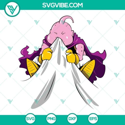 majin buu svg majin buu dragon ball svg png dxf eps cricut 5 mockup