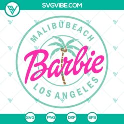 malibu beach barbie svg bundle pink doll svg barbie los angeles svg doll girly beach svg 8 mockup