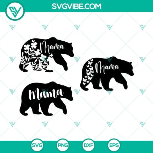 mama bear svg bundle mama bear svg mama svg files mothers day svg floral mama bear svg 8 mockup