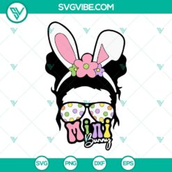 Mama Bunny Mini Bunny SVG File, Rabbit Ears SVG Files, Mom Life SVG Image, Easter 2