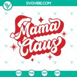 Christmas, SVG Files, Merry Mama Christmas SVG File, Christmas Smiley Face SVG 3