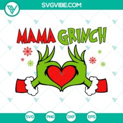 Christmas, SVG Files, Mama Grinch SVG Files, Mama Christmas SVG Images Cut 2