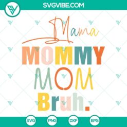 Family, Mom, SVG Files, Mama and Mini SVG Download, Leopard Mama SVG Files, 4