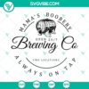 Mama’s Boobery Brewing Co breastfeeding brewery SVG images for download in PNG, EPS, and DXF formats.