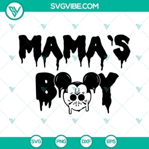 mama s boy jason voorhees mickey head svg jason voorhees mask svg friday the 13th svg 2 mockup