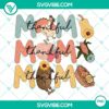 Thanksgiving PNG file with Mama Thankful Turkey design, perfect for holiday crafts and decorations.