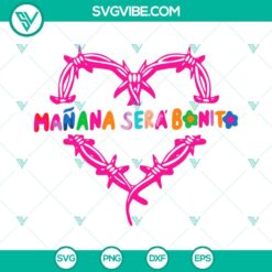 Musics, SVG Files, Manana Sera Bonito Heart SVG Files, Bichota SVG Files, Karol 8