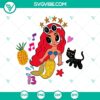 Manana Sera Bonito and Karol G Red Hair Little Mermaid SVG Files PNG with vibrant colorful design for crafting projects.