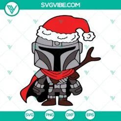 Christmas, Movies, SVG Files, Mandalorian Christmas SVG Files, Star Wars 2