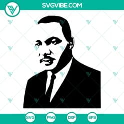 American, African American, SVG Files, Martin Luther King SVG File PNG DXF EPS 4