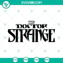 Movies, SVG Files, Marvel Doctor Strange Logo Svg Png Dxf Eps Cut Files For 4