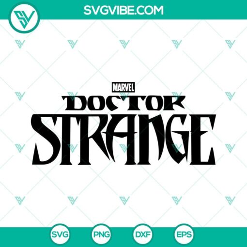 marvel doctor strange logo svg png dxf eps cut files for cricut silhouette 9 mockup