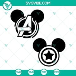 Disney, Movies, SVG Files, Marvel Mickey Mouse Ears SVG File, Avengers Endgame 2