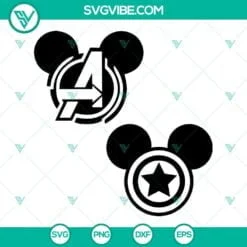 Movies, SVG Files, The Avengers SVG Download PNG DXF EPS Cut Files For Cricut 3