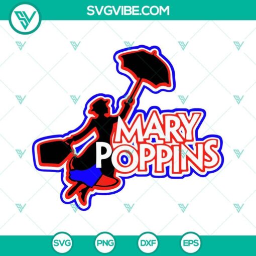 mary poppins svg png dxf eps digital download 4 mockup