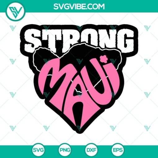 maui svg maui strong svg cut files cricut silhouette 7 mockup