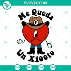 Musics, SVG Files, Me Queda Un x100to SVG Files, Bad Bunny Grupo Frontera SVG 2