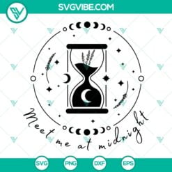 Musics, SVG Files, Meet Me At Midnight SVG Image, Midnights Album SVG Images, 15