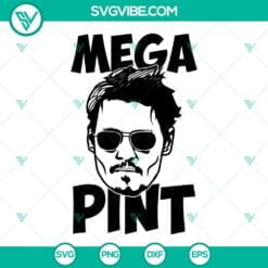 Movies, SVG Files, Mega Pint Johnny Depp SVG File PNG DXF EPS Cut Files Digital 12