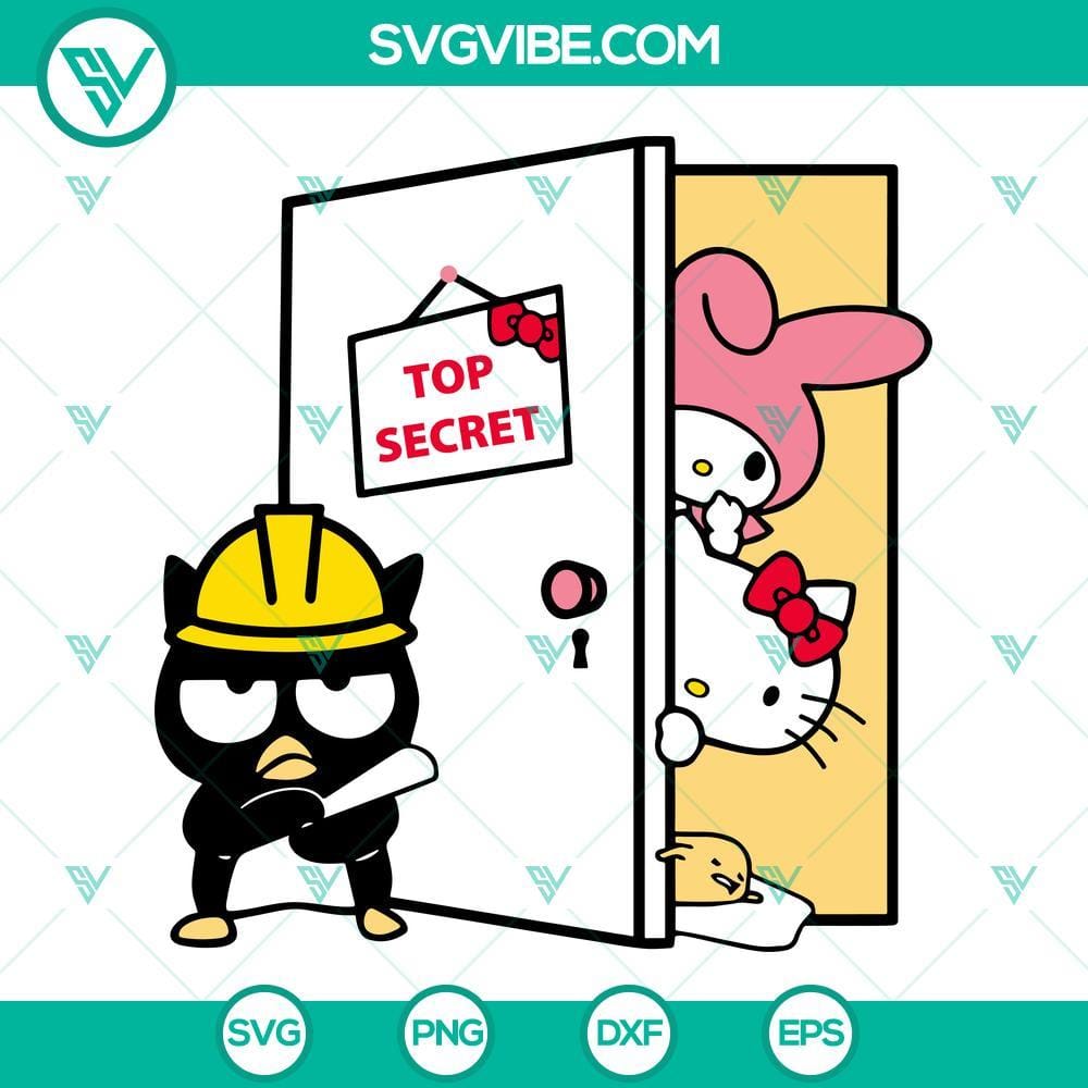 melody-and-hello-kitty-top-secret-svg-badtz-maru-svg-funny-sanrio-svg-png-dxf-eps-cut-files-3-mockup.jpg Melody, Hello Kitty, and Badtz Maru SVG files with funny, top secret designs. Perfect for unique digital projects.